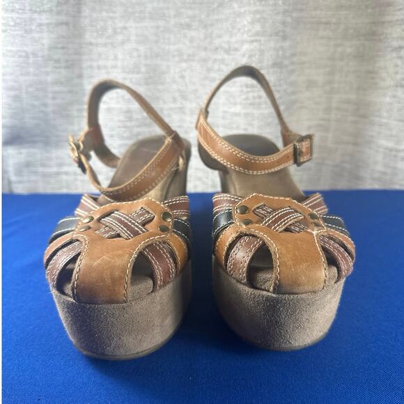 Vintage American Eagle Outfitters Platform Sandals Size 6 - Picture 1 of 5